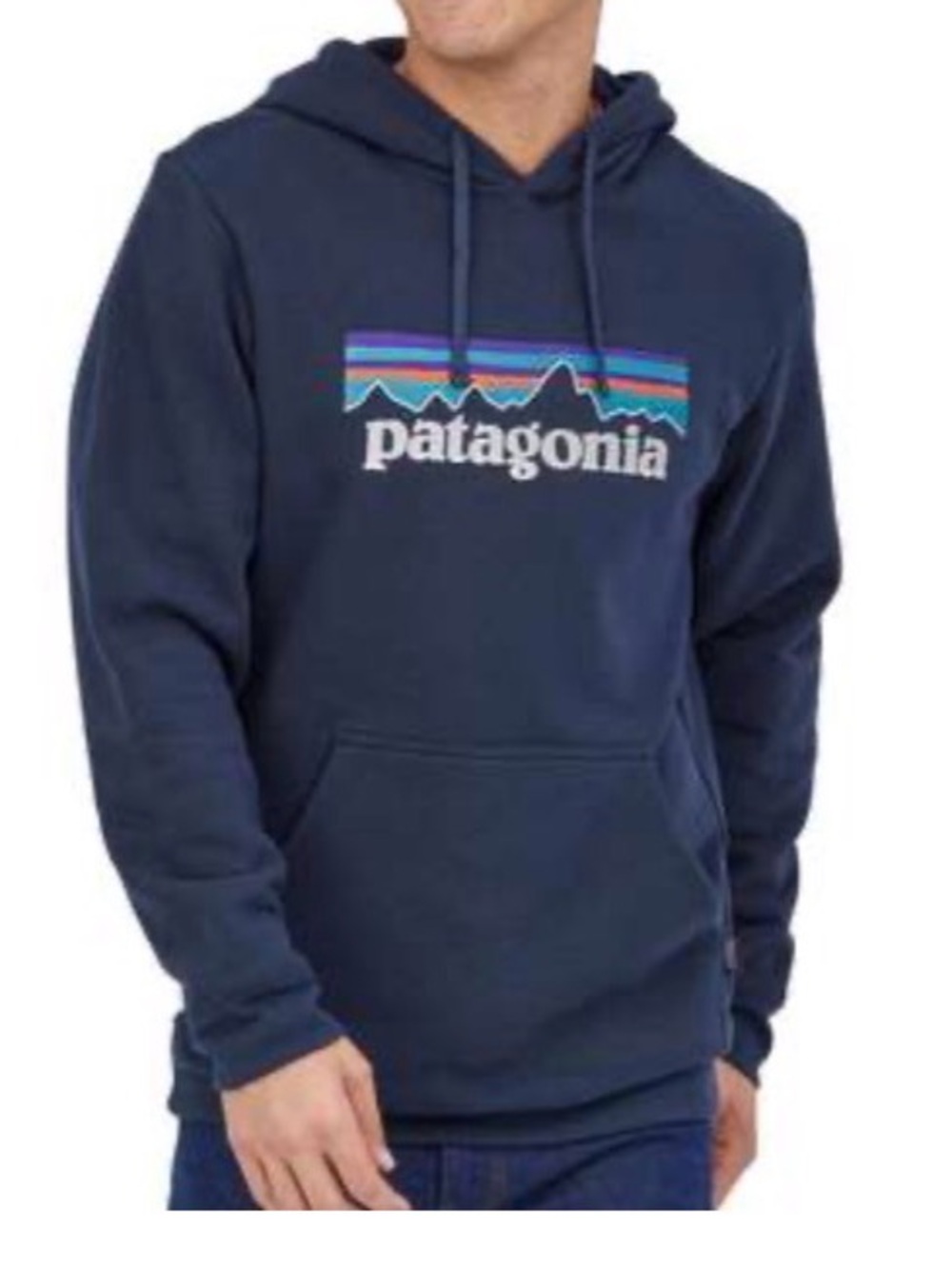Patagonia P6 Logo Uprisal Hoodie, Navy, L